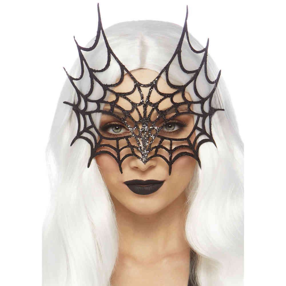 Leg Avenue - Glitter Die Cut Mask - Black